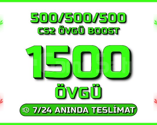 YEŞİL FAKTÖR ! CS2 1500 ÖVGÜ ! ANINDA TESLİM