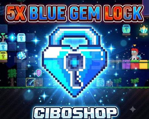EN UCUZ 5X BLUE GEM LOCK
