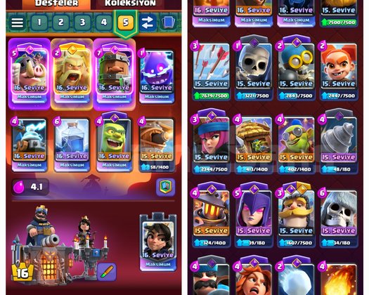 1767 Lvl,20 Evrim ,7 kahraman, isim değiştirme hak