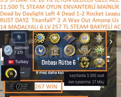 14 MADALYALI 6 LV RUST DAYZ Titanfall 2 A Way Out