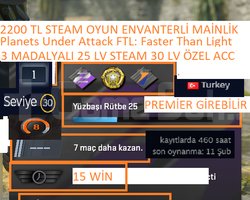 3 MADALYALI 25 LV Planets Under Attack 2200 TL STE