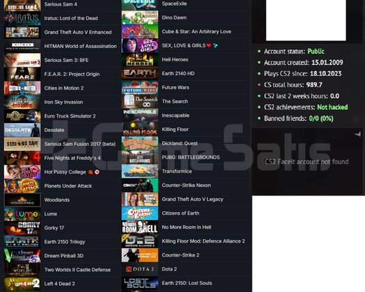 9 MADALYALI FACEİT 2 AD ARCANA GTA V ETS 2 BF 3 Zo