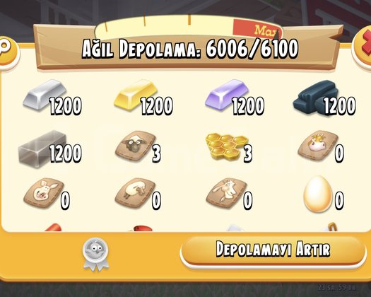 82 SEVİYE 6000 TANE KALIPLA BERABER+6100 AĞILLI