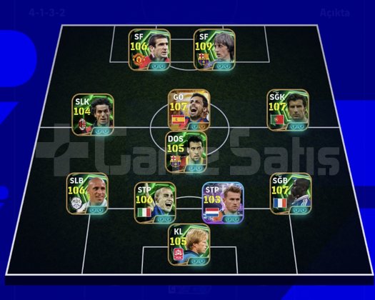 KG 3252 2 BOMBACI+RODRİ+CRUYF+CANTONA+CARLOS