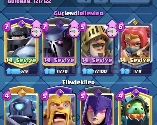 8K Clash Royale Hesabı