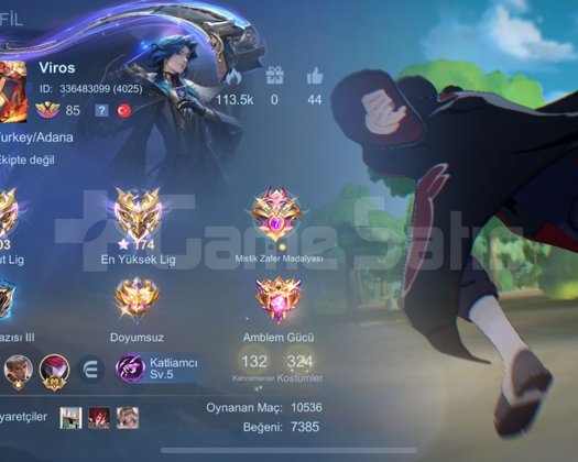 Mlbb hesap bıraktığım için satılık