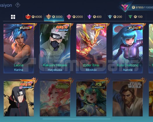 Mlbb hesap bıraktığım için satılık