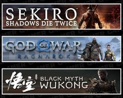 Sekiro +Ragnarök +Black Myth Wukong