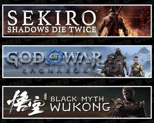 Sekiro +Ragnarök +Black Myth Wukong