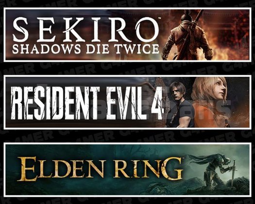 Sekiro +Resident Evil 4 +Elden Ring
