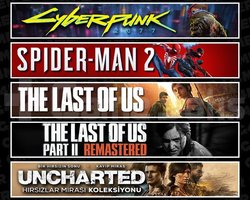 Cyberpunk +Spider 2 +TLOU1 +2 +Uncharted