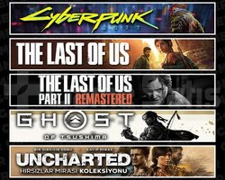 Cyberpunk +TLOU1 +2 +Tsushima +Uncharted