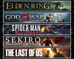 Elden +GOW +Miles +Sekiro +TLOU1
