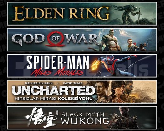 Elden +GOW +Miles +UNCH +Wukong