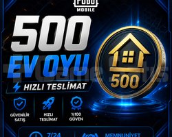 PUBG Mobile 500 Ev Oyu | Hızlı Teslim | Güvenilir