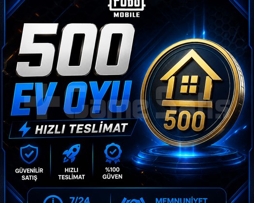 PUBG Mobile 500 Ev Oyu | Hızlı Teslim | Güvenilir