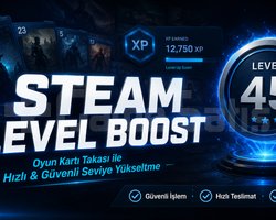 Steam Level Boost | HIZLI TESLIMAT