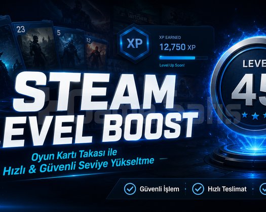 Steam Level Boost | HIZLI TESLIMAT