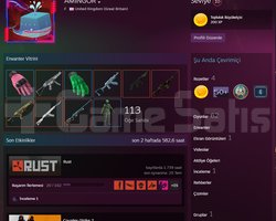 RUST +1740 SAAT +84 SKİN İLK MAİL