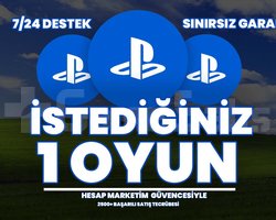 İSTEDİĞİNİZ 1 PSN OYUNU + GARANTi