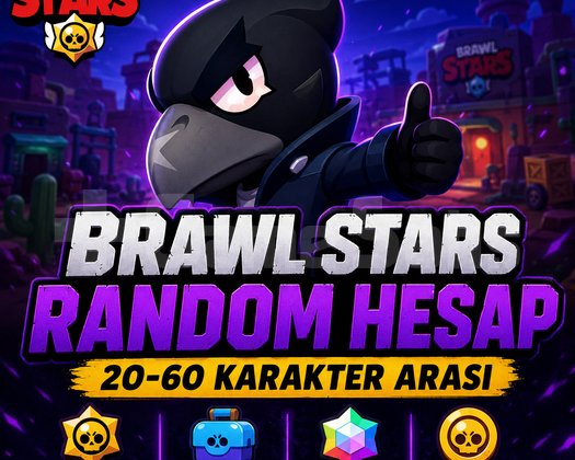 20-60 KARAKTER BRAWL STRAS RANDOM HESAP