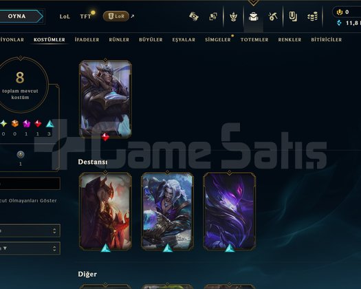 TR // BRONZ 2 // 8 SKIN // 30 LVL