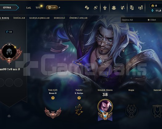 TR // BRONZ 2 // 8 SKIN // 30 LVL