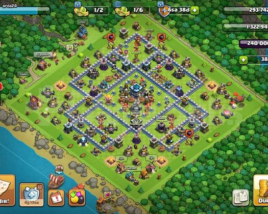 Belediye binası full 13 &12k clash royale hesap