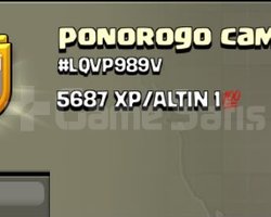 10 SEVİYE YÜKSEK XPLİ ALTIN KLAN ponorogo camp