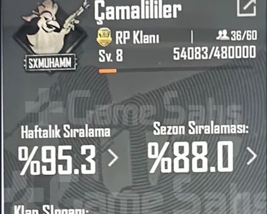 8 SV İSİM AKTİF KLAN SERİ ANLIK TESLİMAT