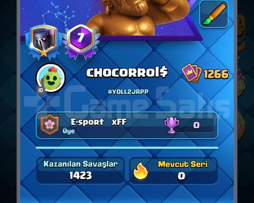 7K CLASH ROYALE HESABI