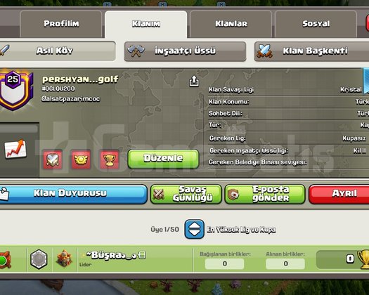 BAŞKENT MAX 25 LEVEL KS GÜNLÜK ÖNDE! UCUZ KLAN #3