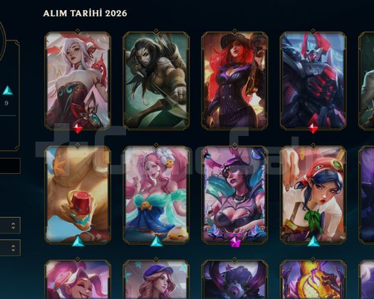 PLAT 4 HESAP PRESTİJ SHACO PRESTİJ LB VB 19 KOSTÜM