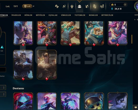 271 LEVEL / 107 SKİN / 143 HERO +MAİL +15K SATIŞ