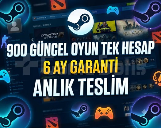 +900 Güncel oyun tek hesap