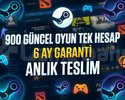 +900 Güncel oyun tek hesap 3 AY