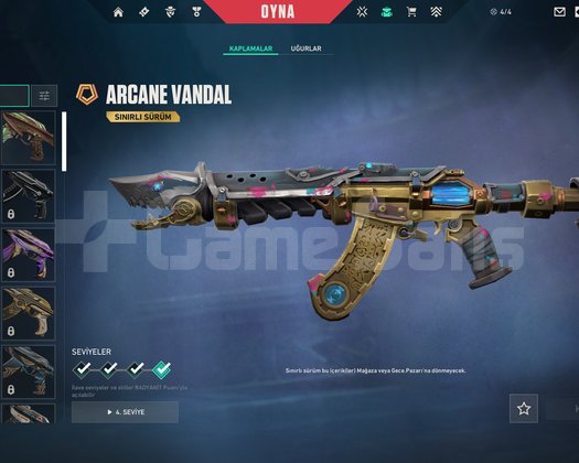Yıkım Elçisi Setli - Arcane Vandallı Skinli Hesap