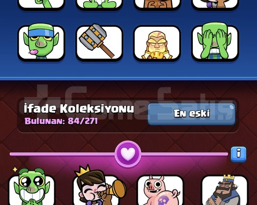 CLASH ROYALE 14K KUPA ÜSTÜ MAXA YAKIN