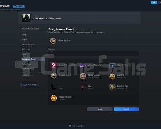 Temiz Steam Hesabı | Uyguna Devrediyorum