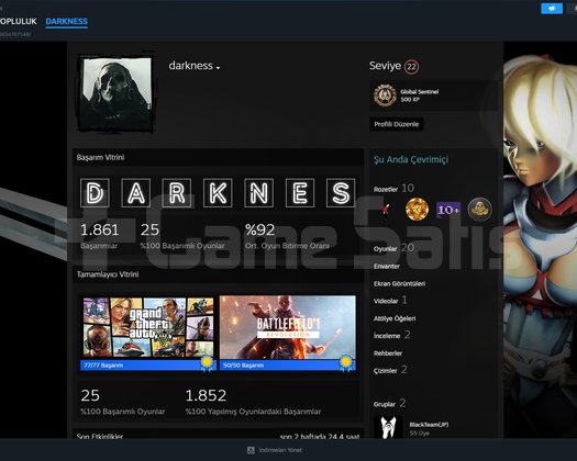 Temiz Steam Hesabı | Uyguna Devrediyorum