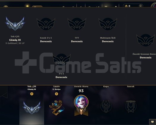 EUW/SİLVER-3/HANDMADE!!!!!!!!!