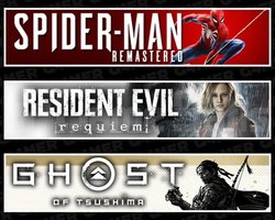 Spider Man RE +RE Requiem +Tsushima