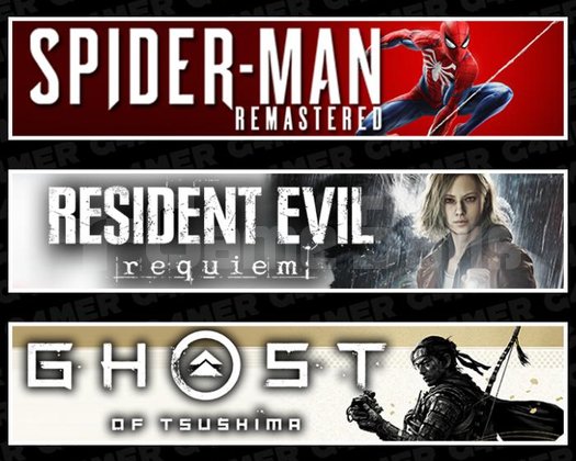 Spider Man RE +RE Requiem +Tsushima