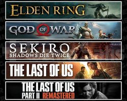Elden +GOW +Sekiro +TLOU1 +2