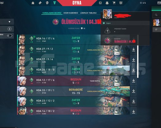 BOL KOSTÜMLÜ LoL HESABI+ IMMORTAL 1 VALORANT ACC!