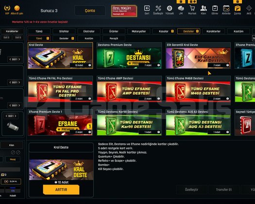 33K Materyalli 85 Seviye Zula Hesabı