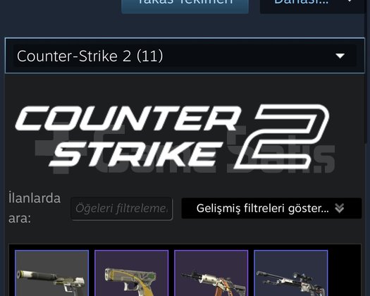 CS2 7500+ saat ve Faceit 10lv 2700 elo hesabı