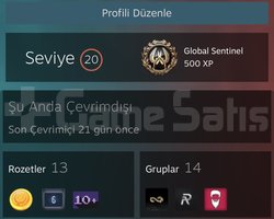 CS2 7500+ saat ve Faceit 10lv 2700 elo hesabı
