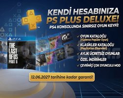 PS PLUS DELUXE 06.2027 / KENDİ HESABINIZA / PS4