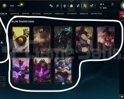 TR / 29 LEVEL / 8 SKİN / 52 HERO +MAİL +TELEFON